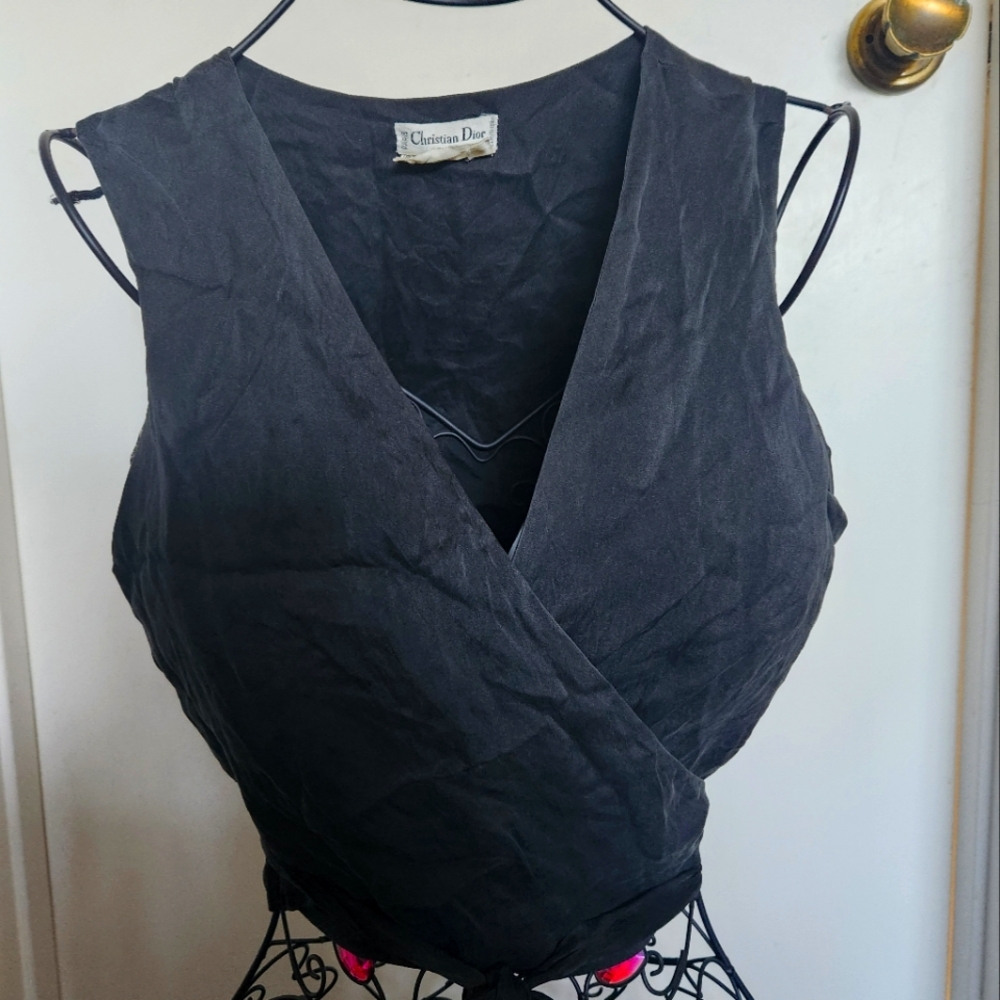 Christian Dior Boutique wrap top